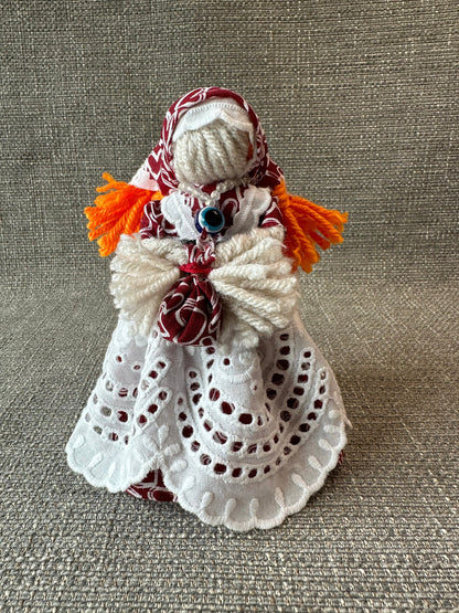 "Sacred Journey Guardian" Yarn Motanka Doll | Travel Protection & Road Safety