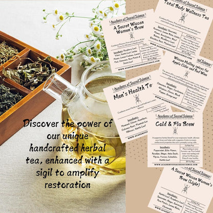 Cold & Flu Herbal Brew - Handcrafted Wellness Tea, Caffeine Free