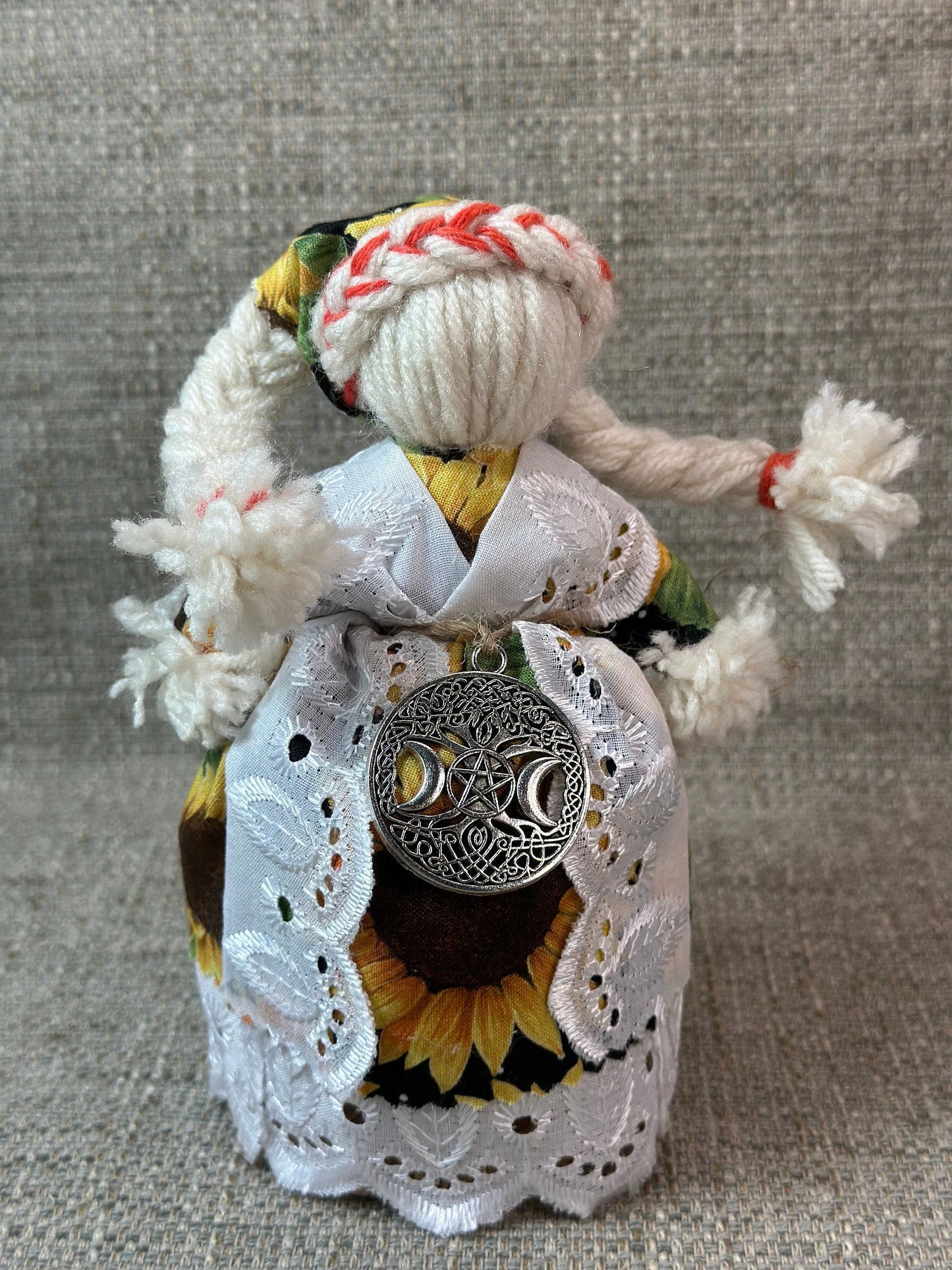 "Ancestral Guardian" Slavic Motanka Doll | Traditional Protection & Warding